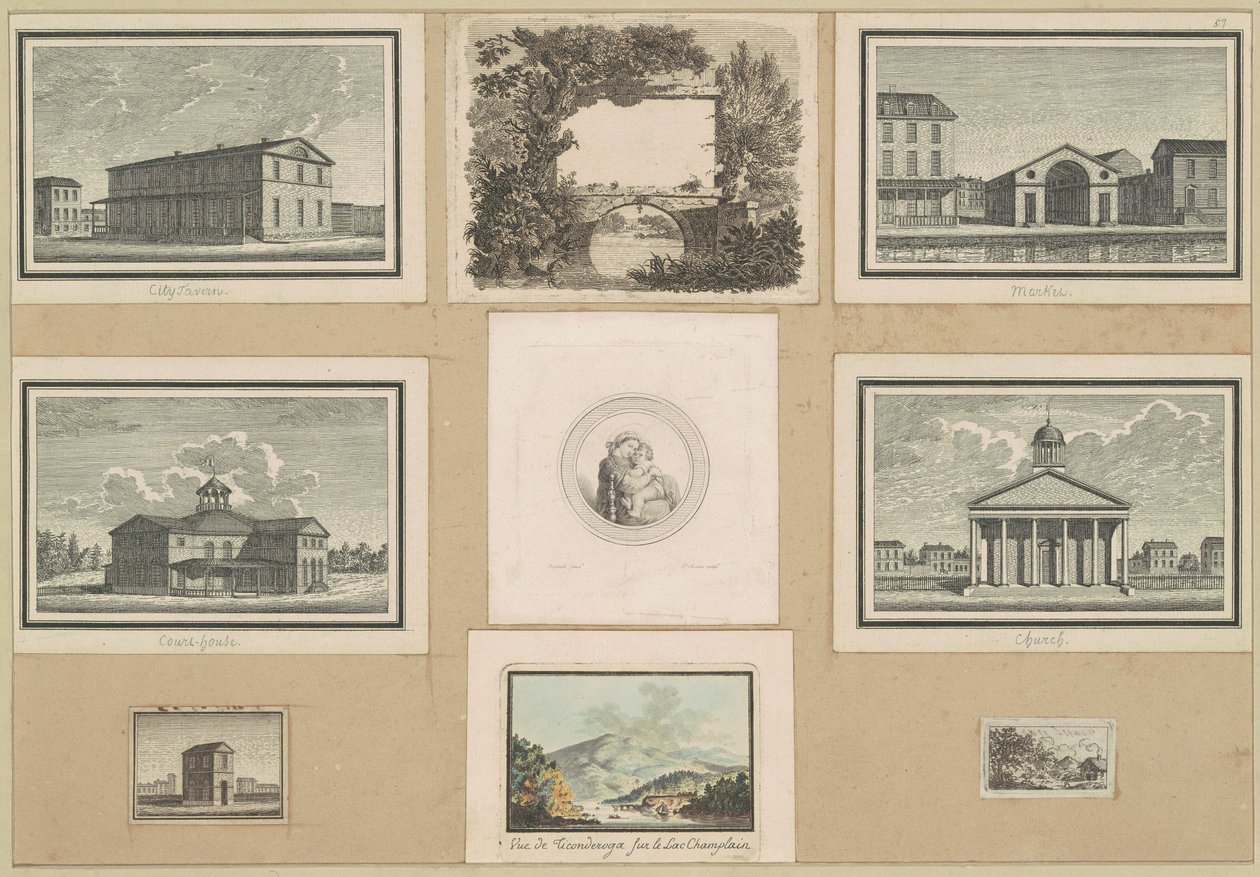 Saint-Mémin Collectie, Groep 57 door Charles B. J. Févret de Saint Mémin