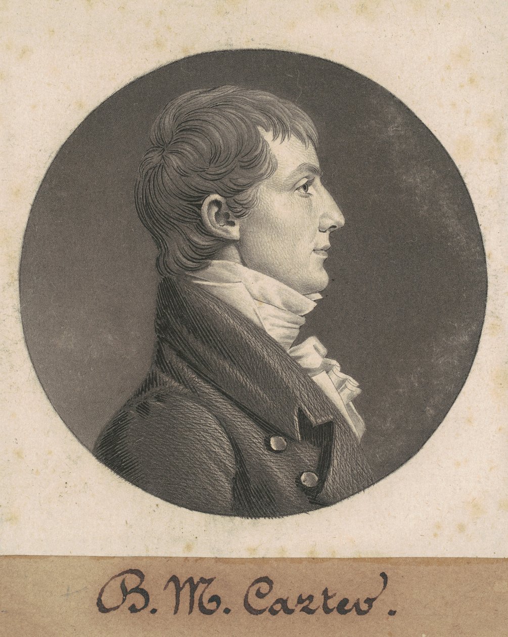 Thomas Bolling Robertson door Charles B. J. Févret de Saint Mémin