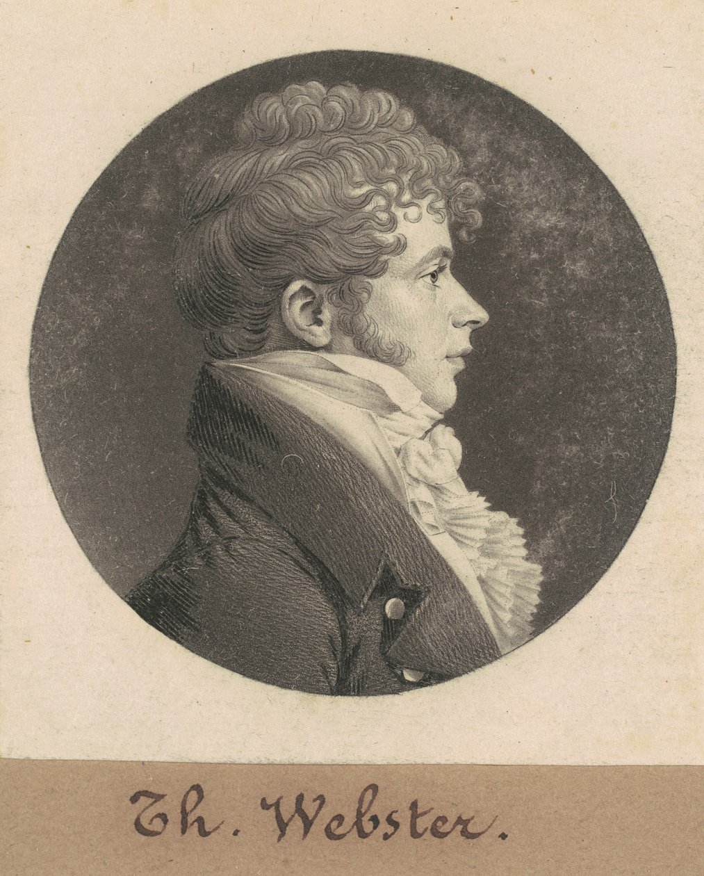 Thomas Webster door Charles B. J. Févret de Saint Mémin