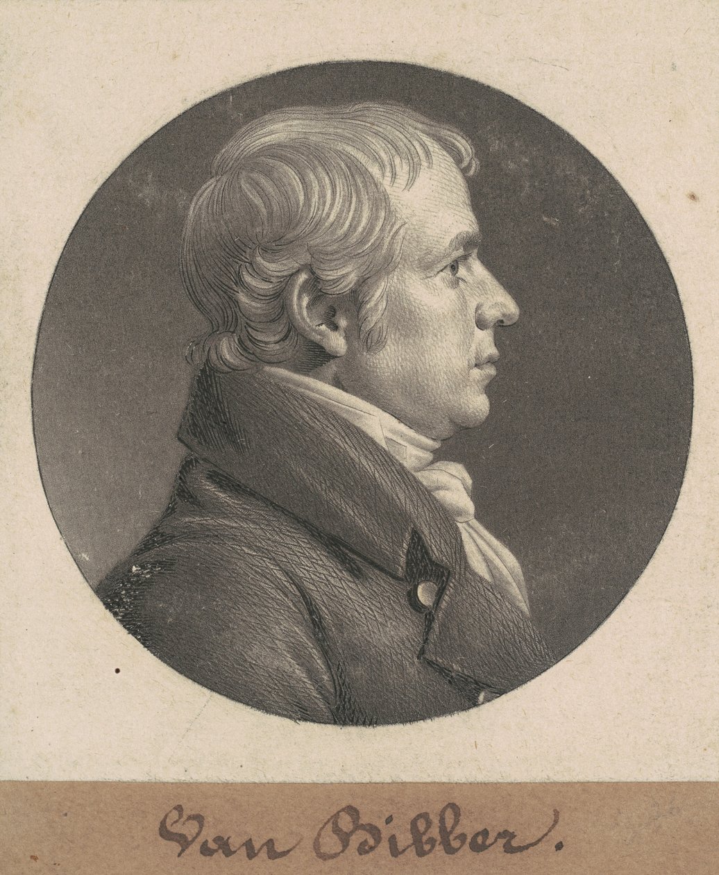Toppan Webster door Charles B. J. Févret de Saint Mémin
