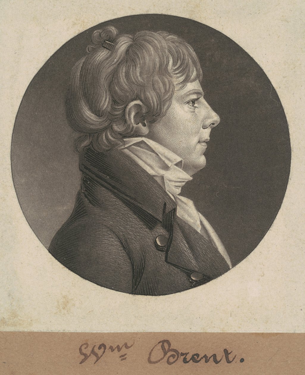 William Brent door Charles B. J. Févret de Saint Mémin