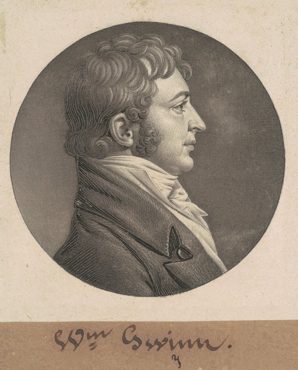 William Gwynn door Charles B. J. Févret de Saint Mémin