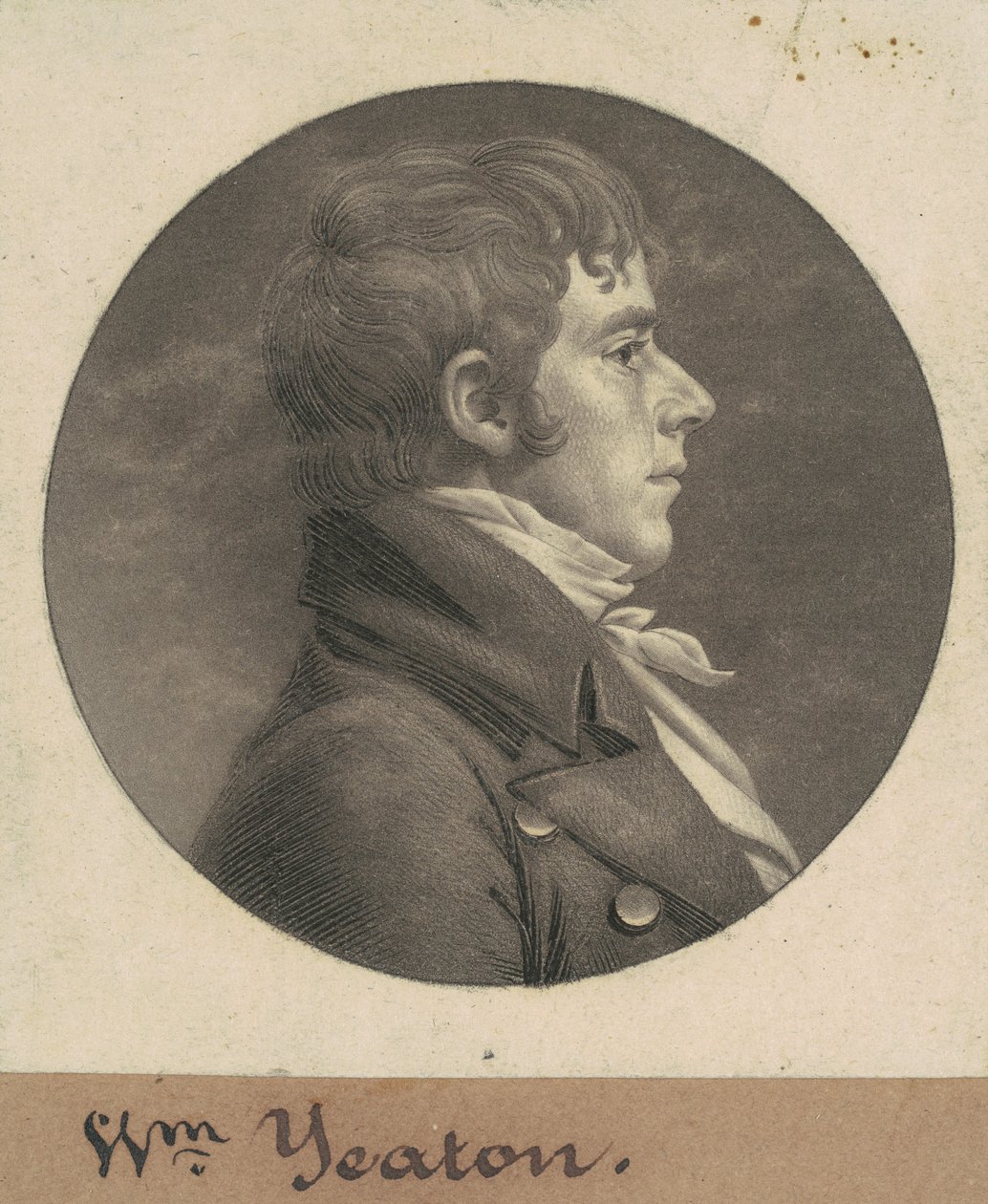 William Yeaton door Charles B. J. Févret de Saint Mémin