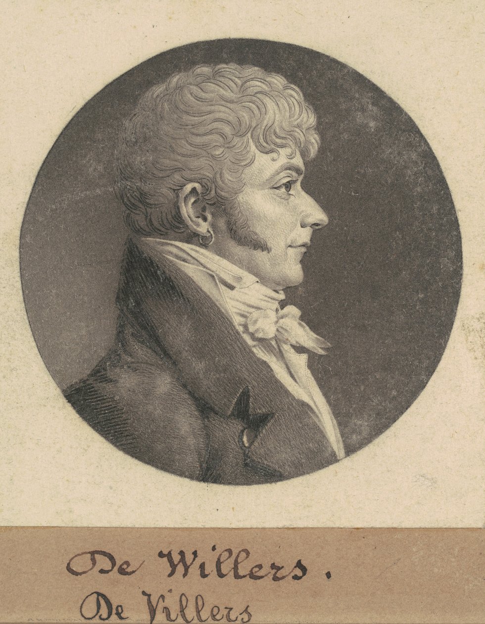 de Villers door Charles B. J. Févret de Saint Mémin