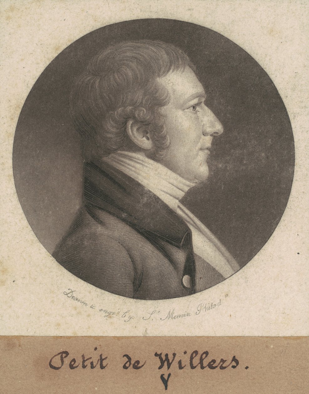de Villers door Charles B. J. Févret de Saint Mémin