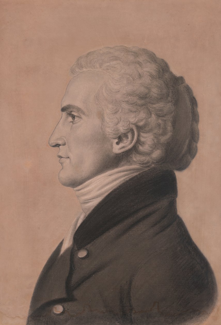 Kapitein Meriwether Lewis door Charles Balthazar Julien Févret de Saint-Mémin