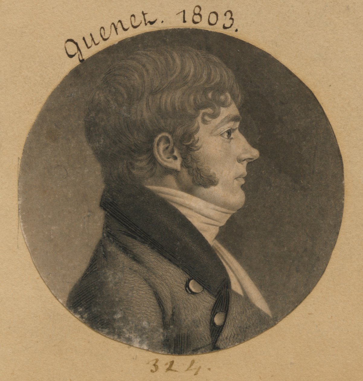 Guenet door Charles Balthazar Julien Févret de Saint-Mémin