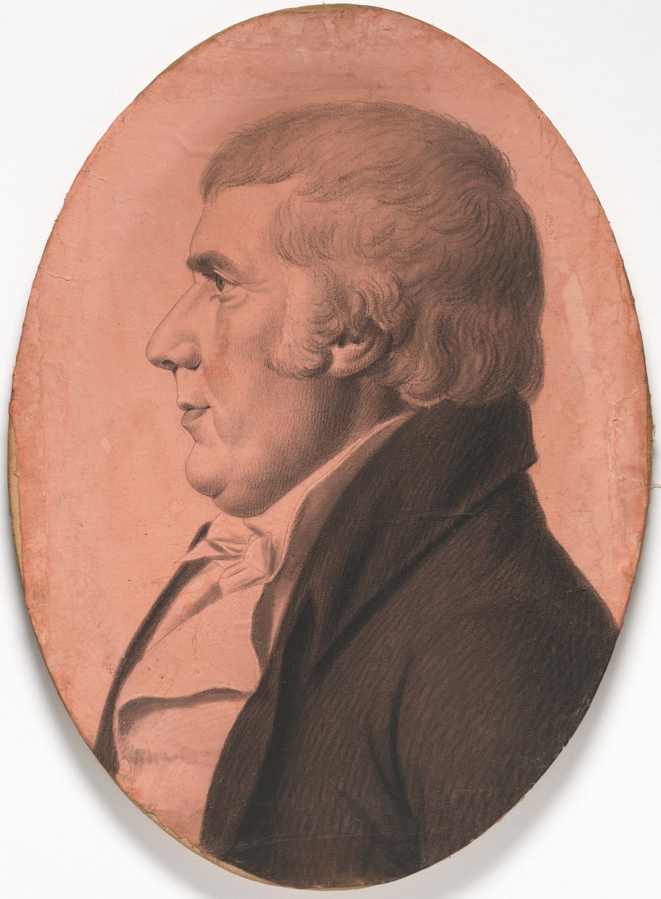 James Riddle door Charles Balthazar Julien Févret de Saint-Mémin