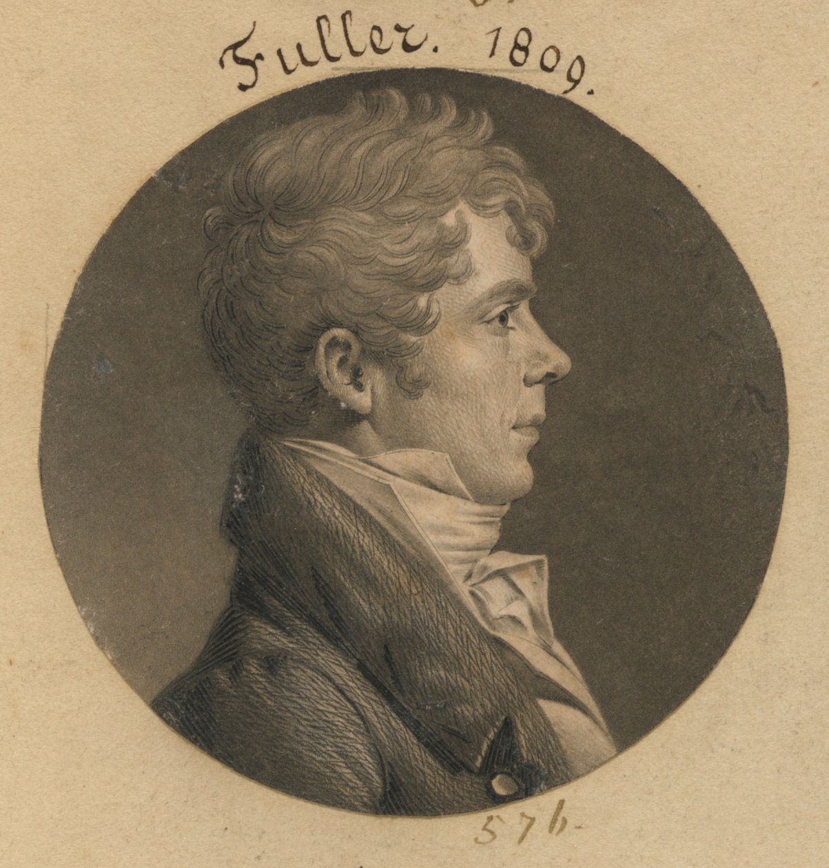 John Coles III door Charles Balthazar Julien Févret de Saint-Mémin