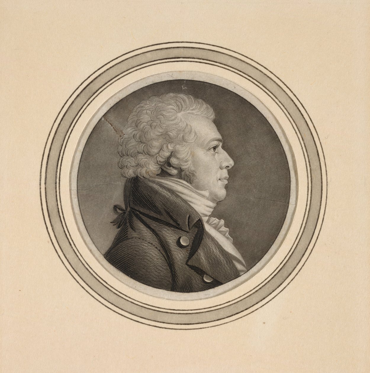John Samuel Sherburne door Charles Balthazar Julien Févret de Saint-Mémin