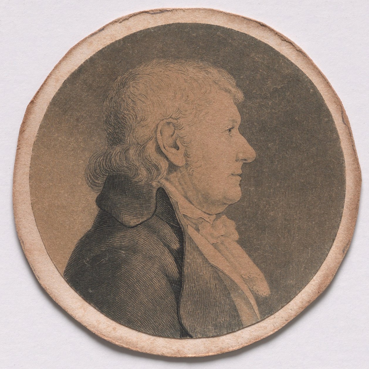 John Thurman door Charles Balthazar Julien Févret de Saint-Mémin