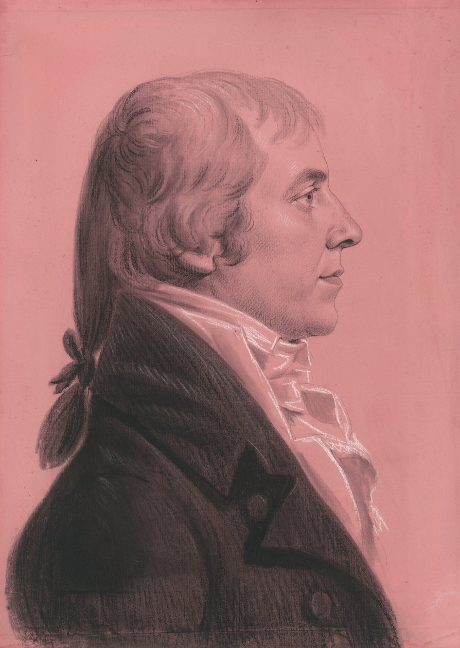 John Wickham door Charles Balthazar Julien Févret de Saint-Mémin