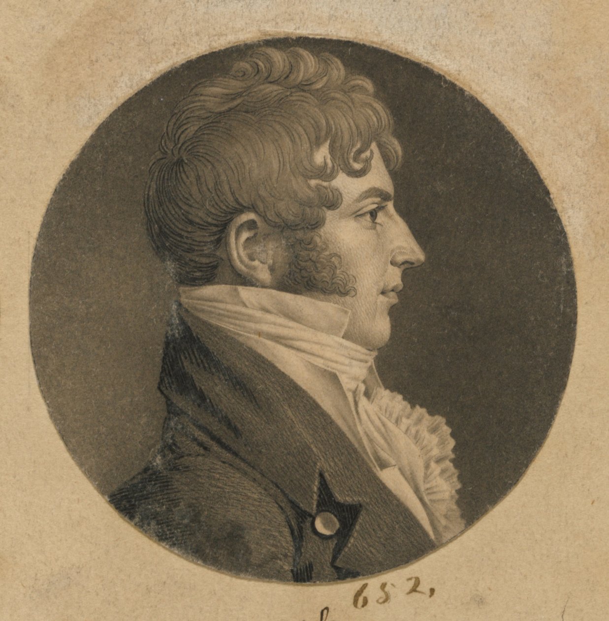 Nathaniel Heyward, Jr. door Charles Balthazar Julien Févret de Saint-Mémin