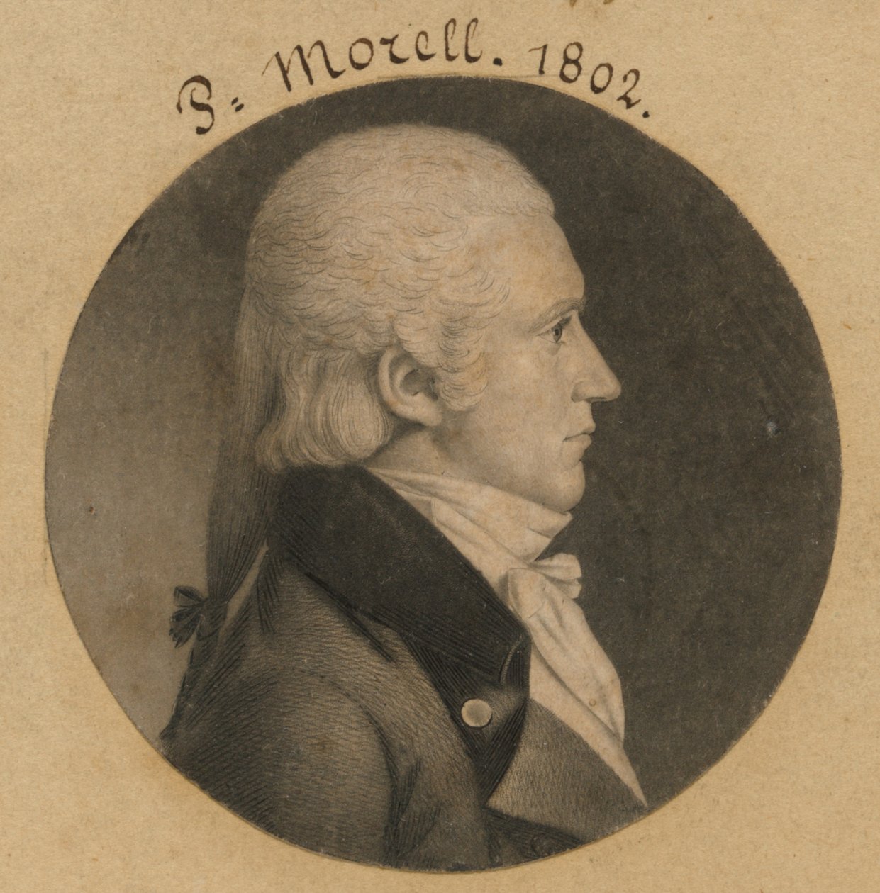 P. Morell door Charles Balthazar Julien Févret de Saint-Mémin