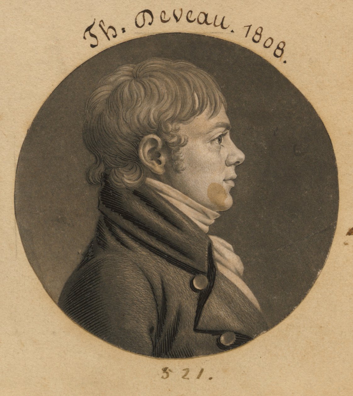 Robert Mills door Charles Balthazar Julien Févret de Saint-Mémin