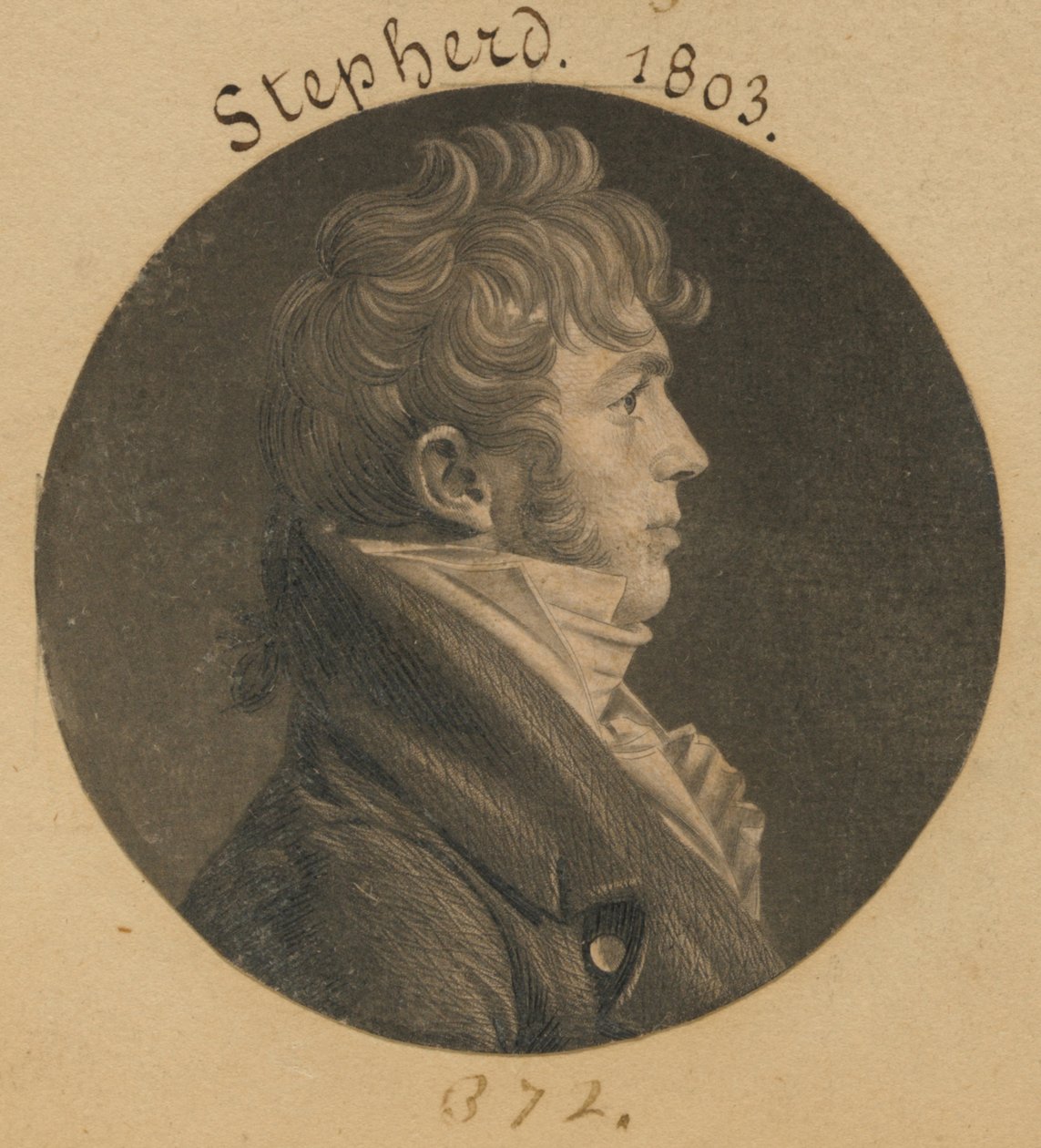 Herder door Charles Balthazar Julien Févret de Saint-Mémin