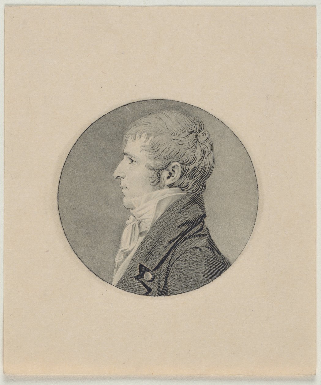 William H. Cabell door Charles Balthazar Julien Févret de Saint-Mémin
