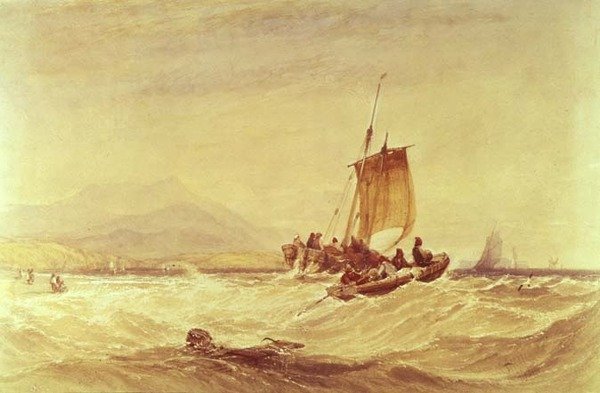 Donegal Bay, c.1841 door Charles Bentley