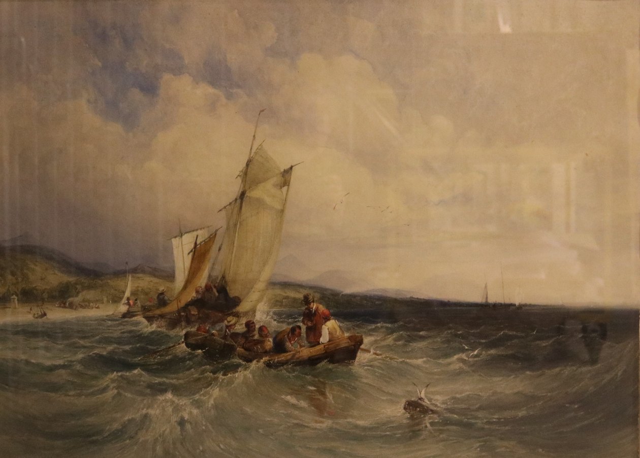 Wicklow Bay, c.1840 door Charles Bentley