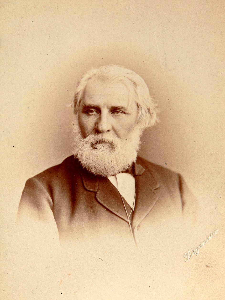 Ivan Toergenjev, Russische auteur, late 19e eeuw door Charles Bergamasco