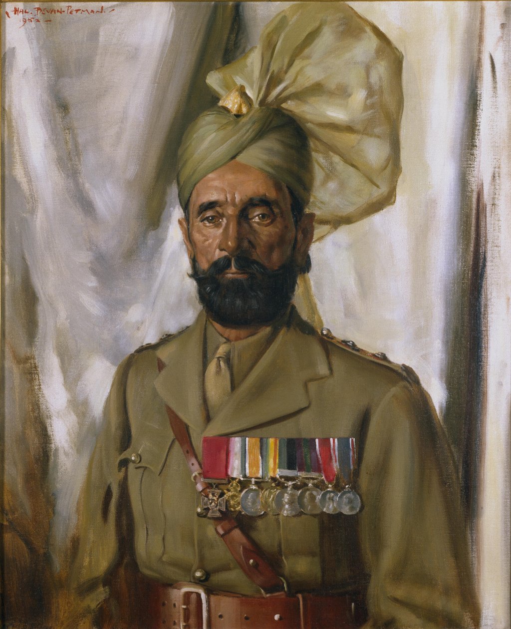 Subadar Khudadad Khan VC, 10e Baluch Regiment, c.1914-35 door Charles Bevan