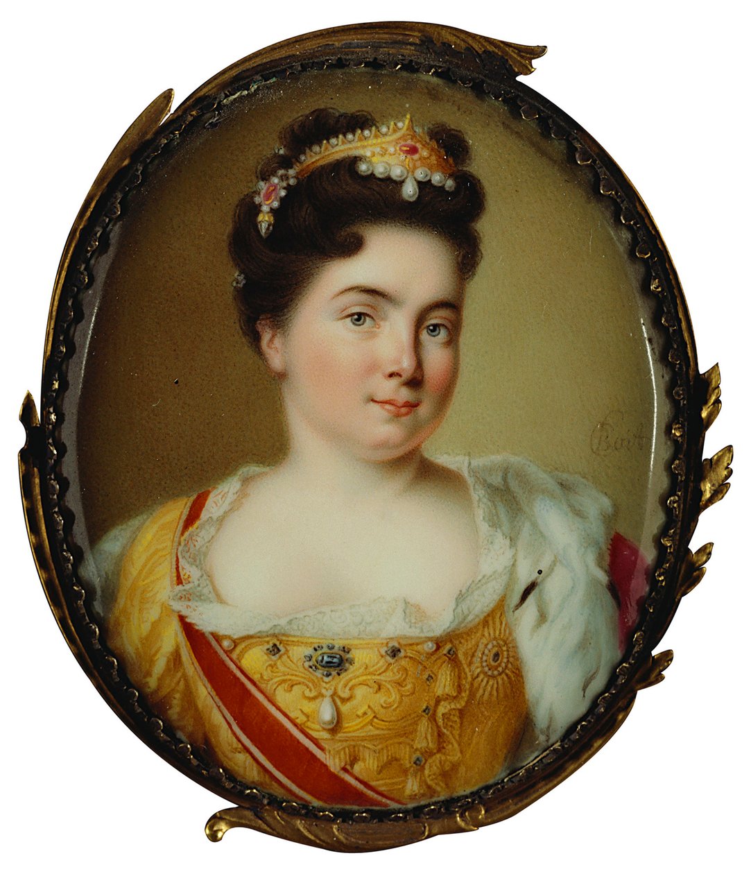 Portret van keizerin Catharina I. 1684-1727, 1717 door Charles Boit