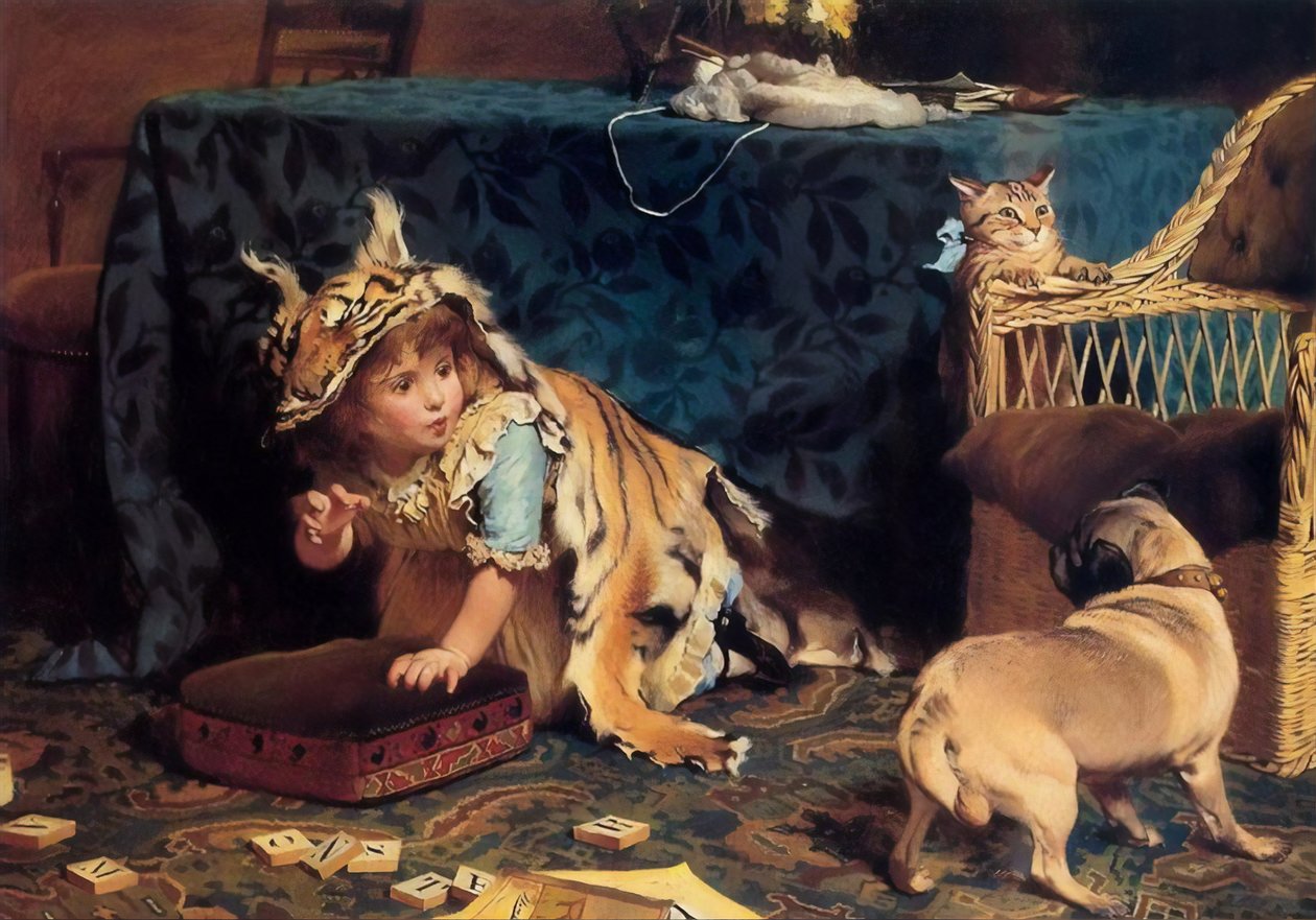 Een monster door Charles Burton Barber
