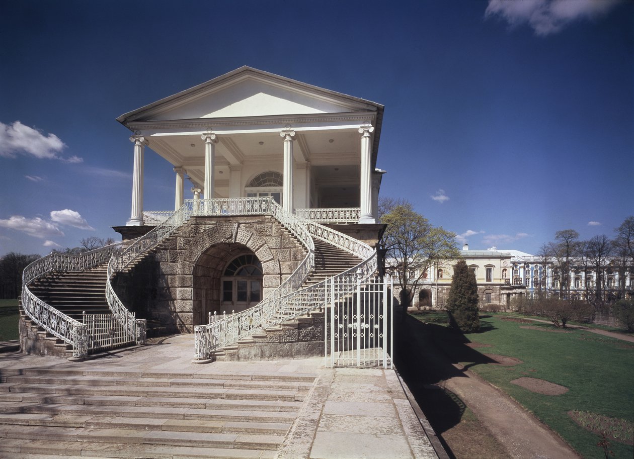 Cameron Galerij bij het Catharinapaleis in Tsarskoye Selo, 1783-1785 door Charles Cameron