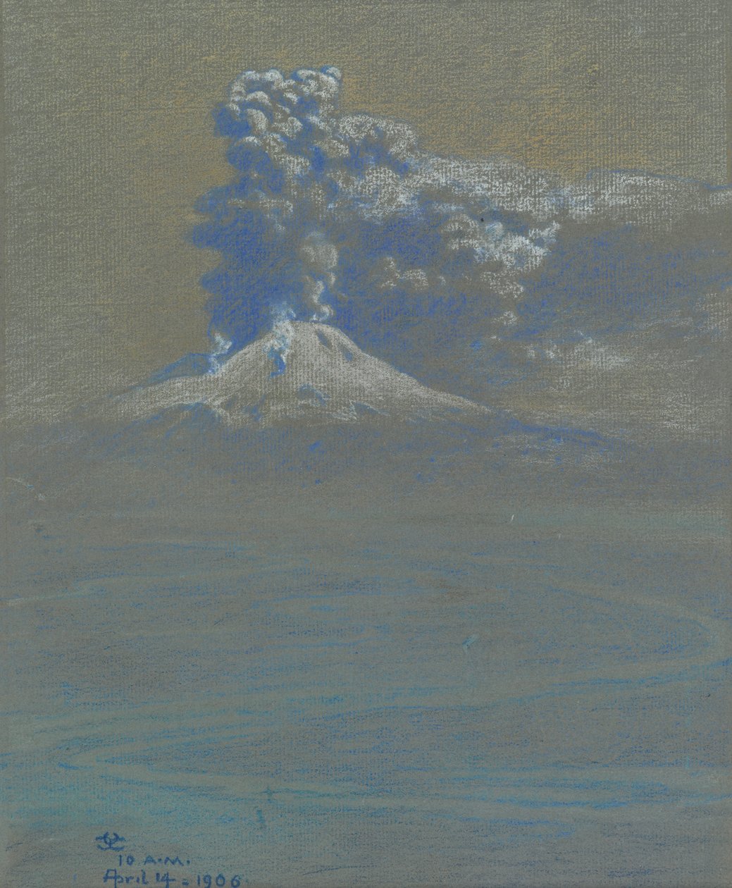 Een Regen van As op Ottaviano, 1906 door Charles Caryl Coleman