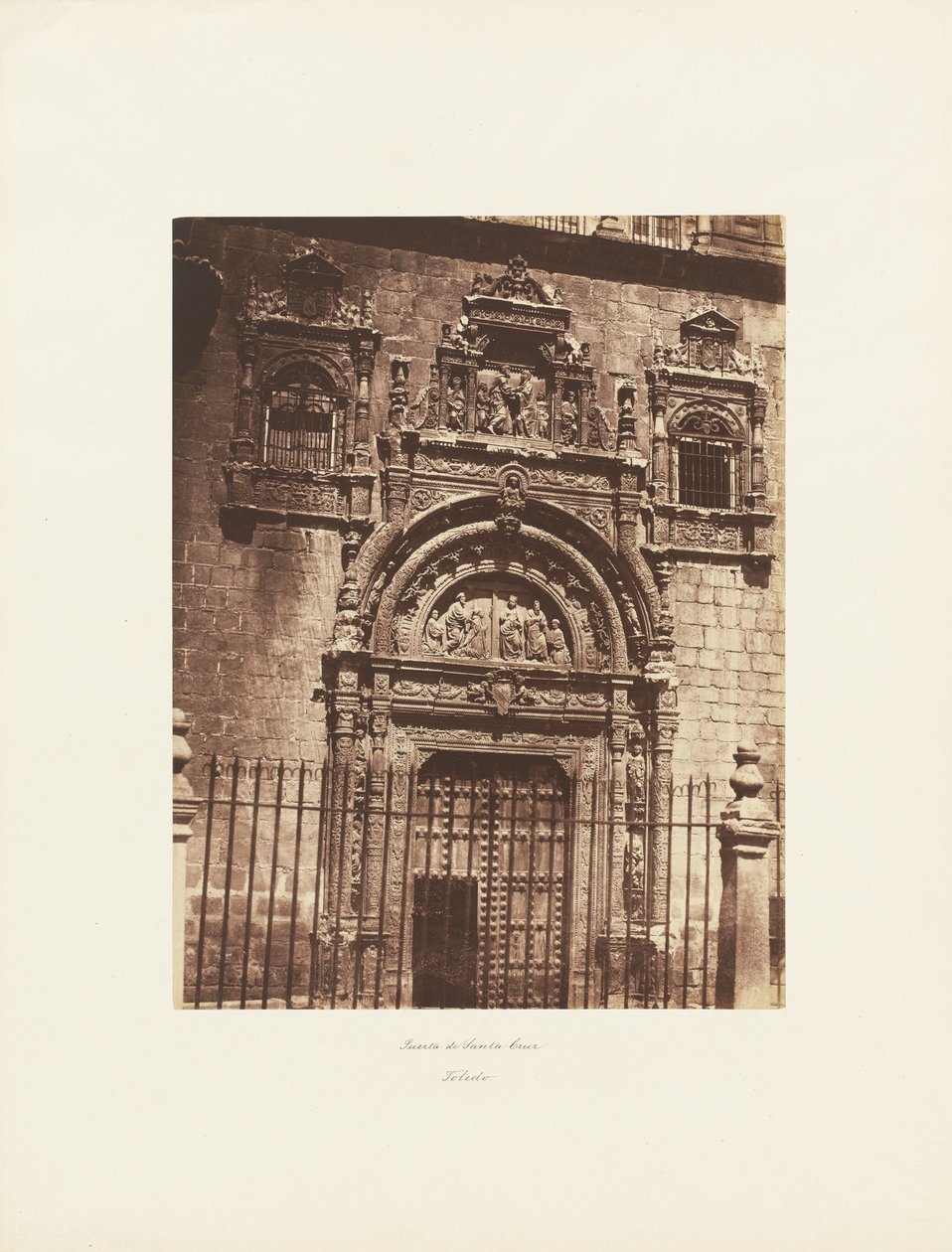 Puerta de Santa Cruz, Toledo door Charles Clifford