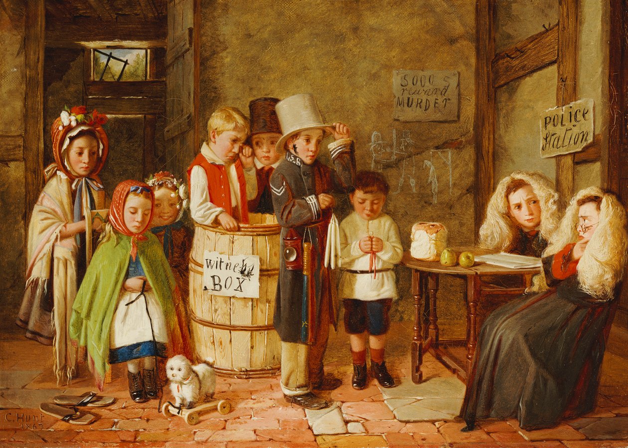 De Politierechtbank, 1867 door Charles Cooper Henderson