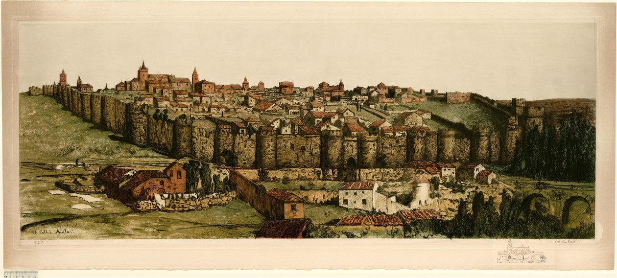 Avila (opdracht b) door Charles Cottet
