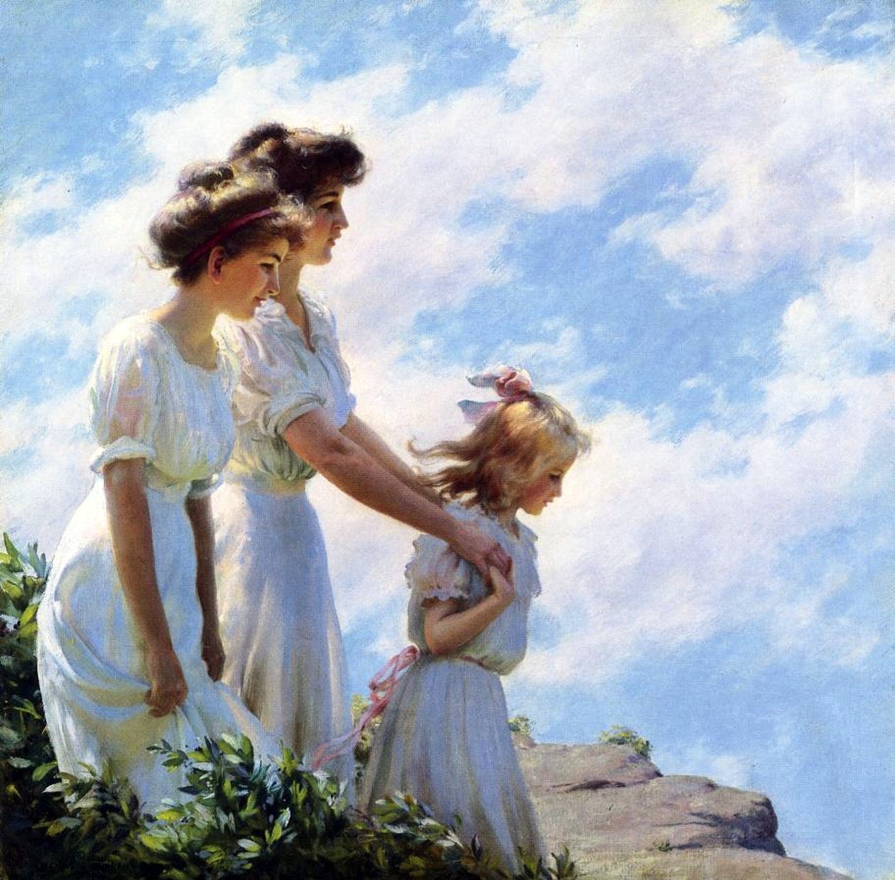 Op de Klif door Charles Courtney Curran