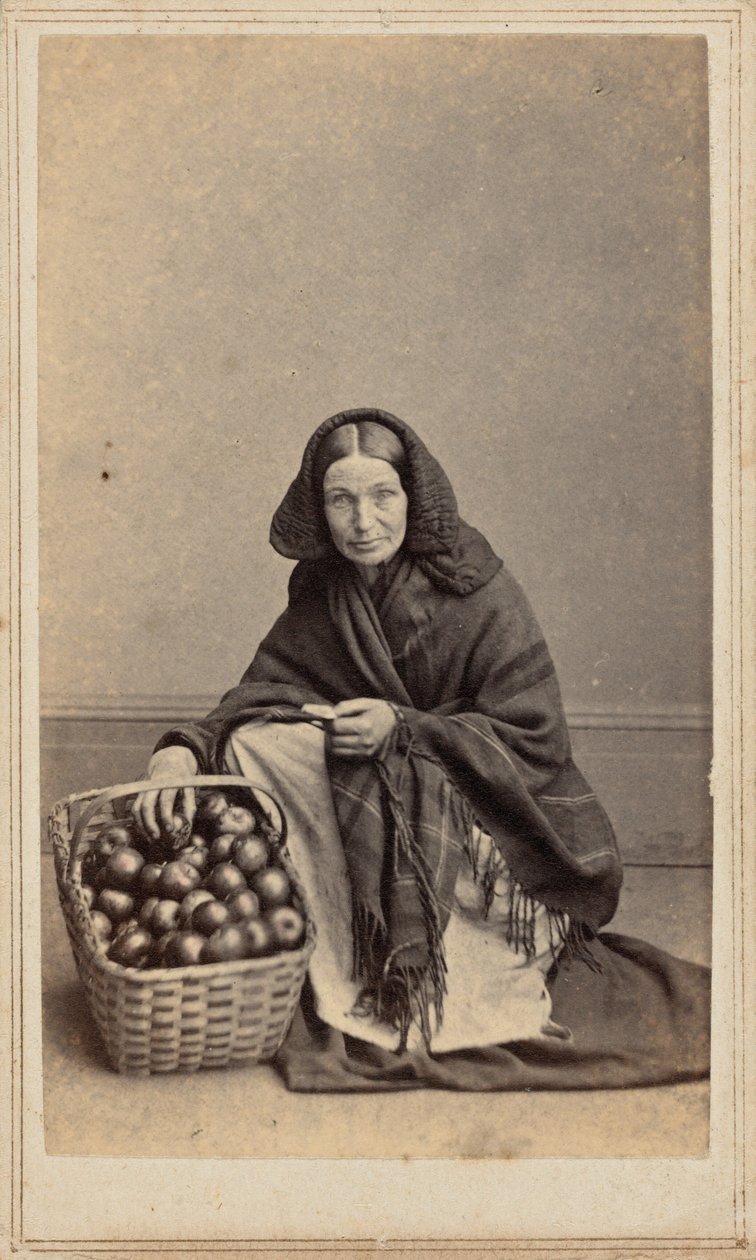 Portret van een vrouw,c. 1860 (foto) door Charles D. Fredricks
