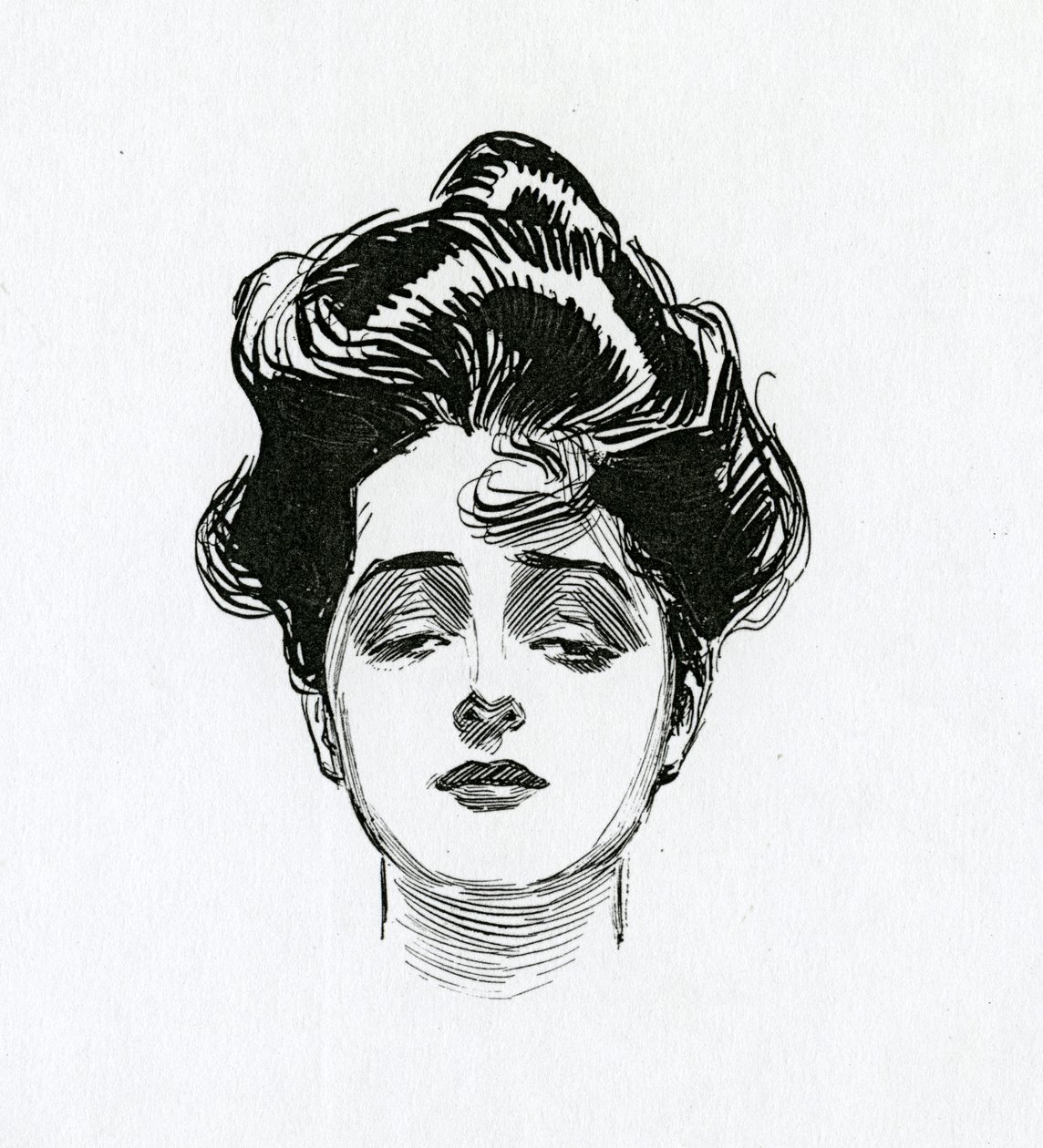 Een Gibson-meisje, c.1902 door Charles Dana Gibson