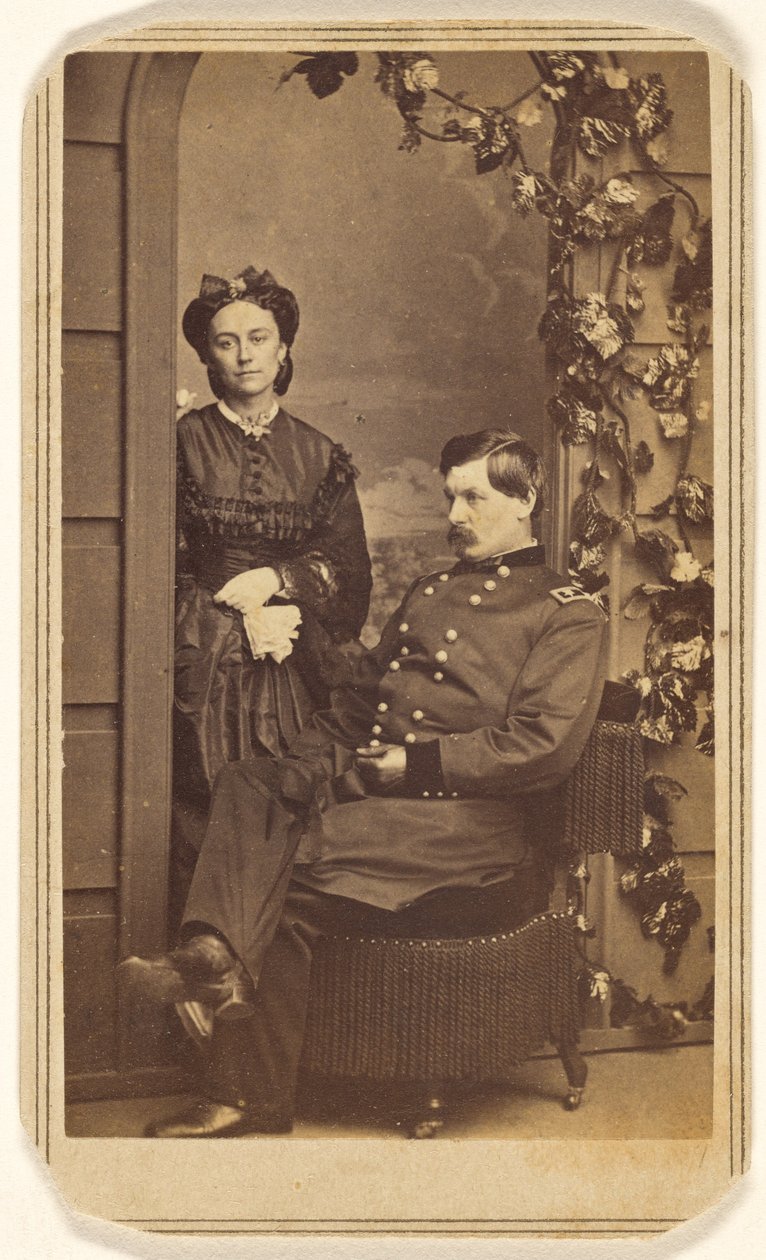 [Generaal George Brinton McClellan en zijn vrouw]. door Charles DeForest Fredricks
