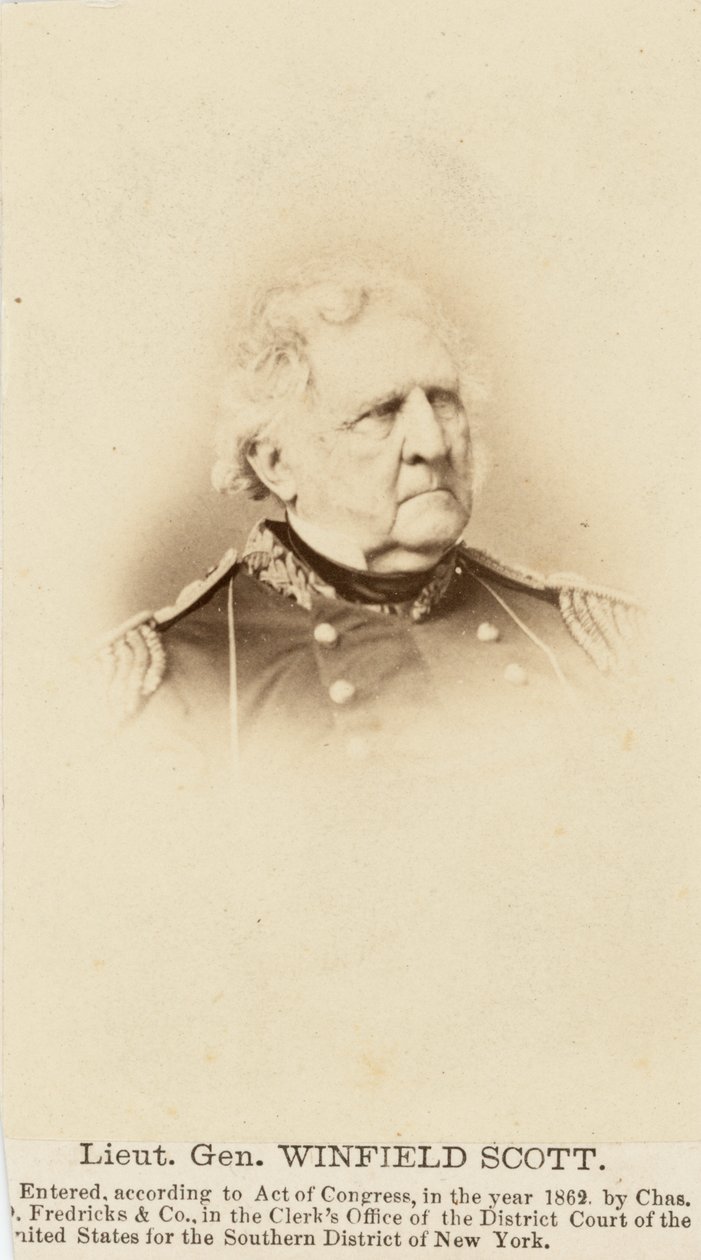 Generaal Winfield Scott door Charles DeForest Fredricks