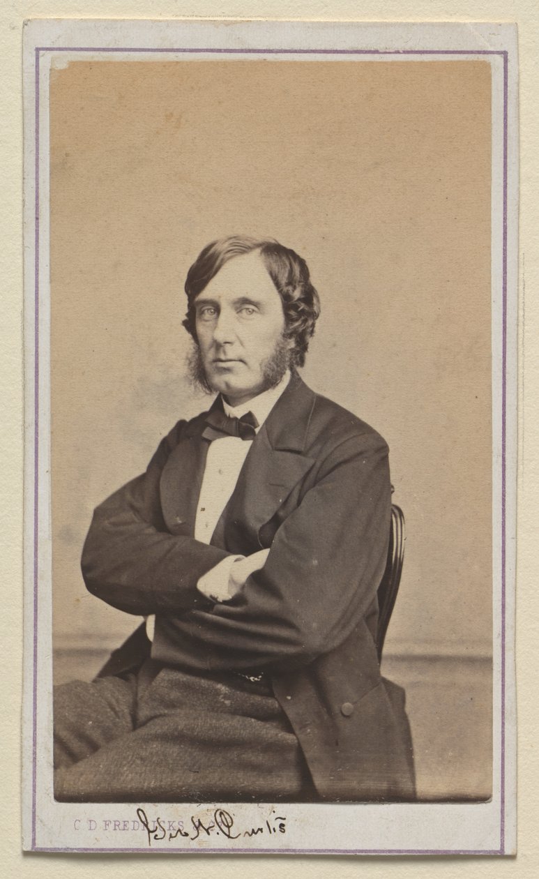 George William Curtis door Charles DeForest Fredricks