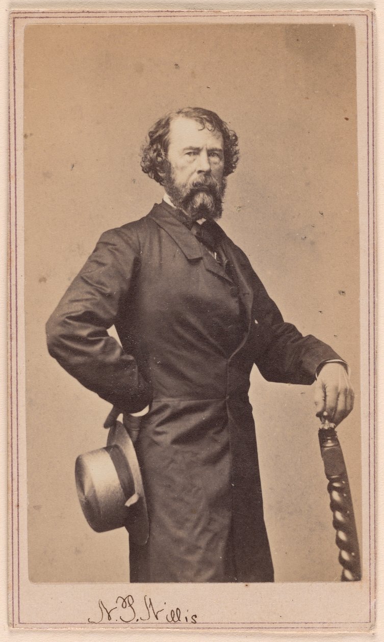 Nathaniel Parker Willis door Charles DeForest Fredricks