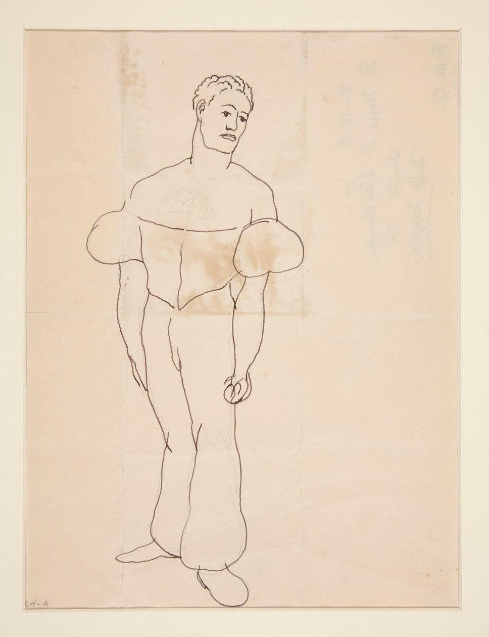 Goochelaar, of man in kostuum door Charles Demuth