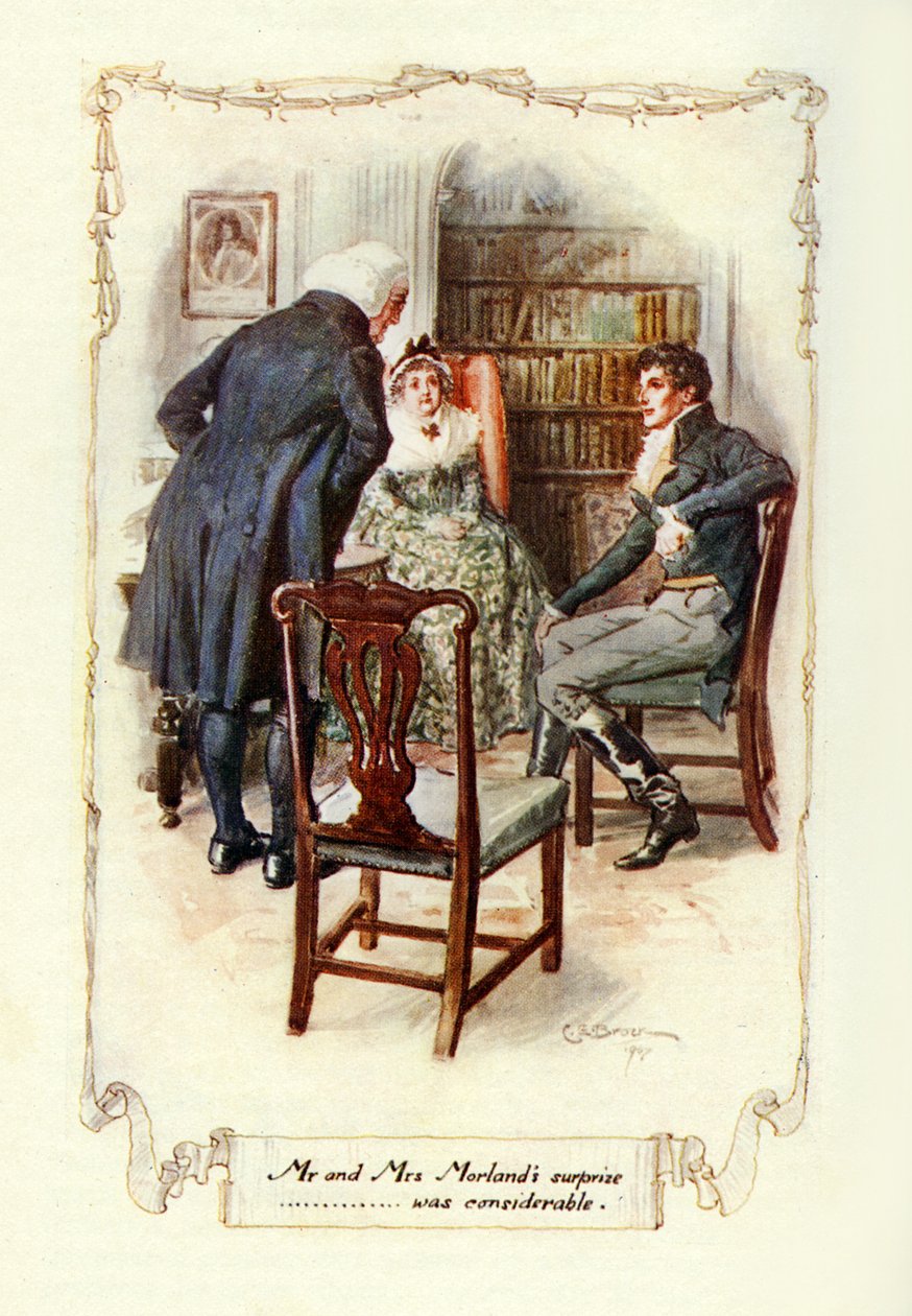 De verrassing van meneer en mevrouw Morland was aanzienlijk door Charles Edmund Brock