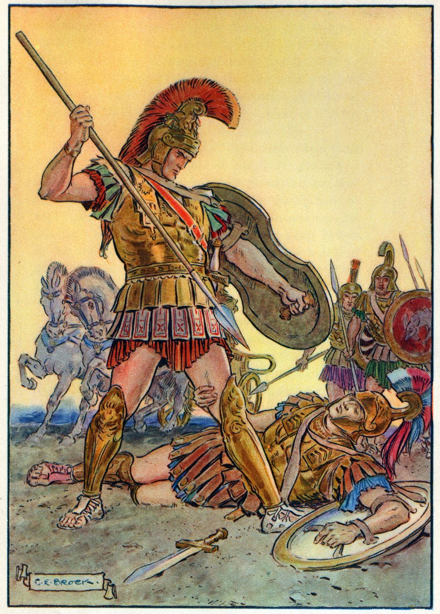 De dood van Hector, uit 