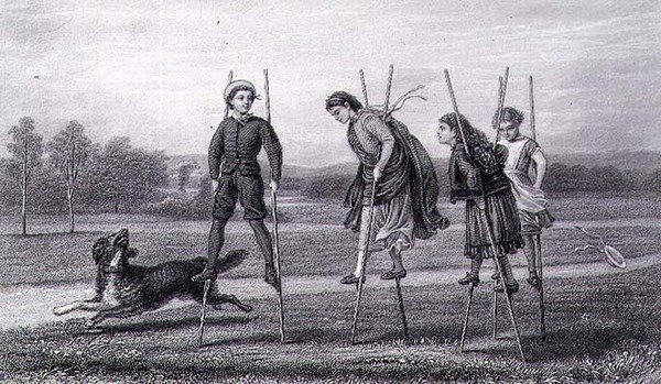 Tussen schooluren (gravure door William Greatbach) door Charles Edward (after) Perugini
