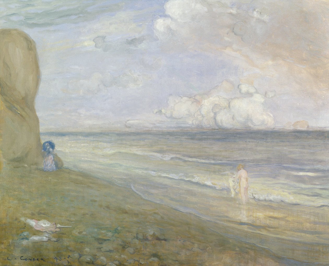 Kliffen, Dieppe door Charles Edward Conder