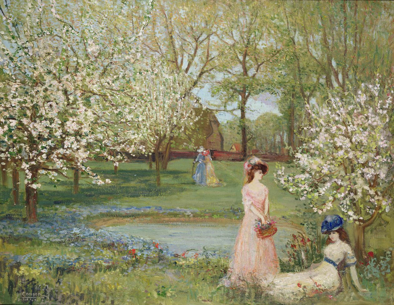 De Howe in de Lente door Charles Edward Conder