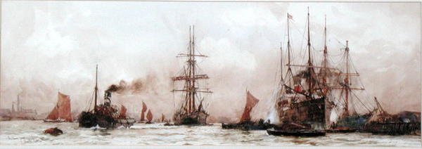 De Lagere Pool, Londen door Charles Edward Dixon