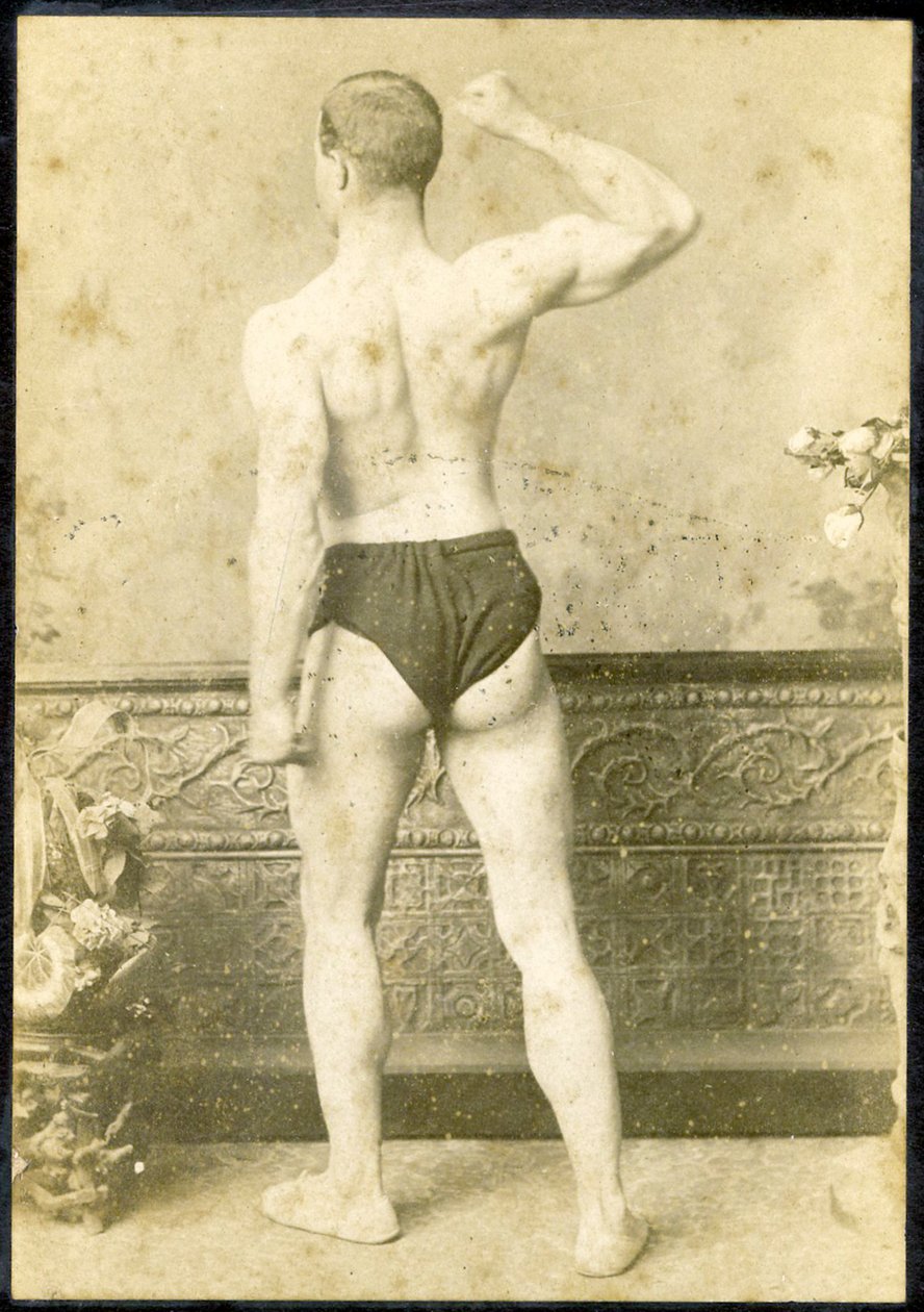 Portret van een sterke man door Charles Eisenmann