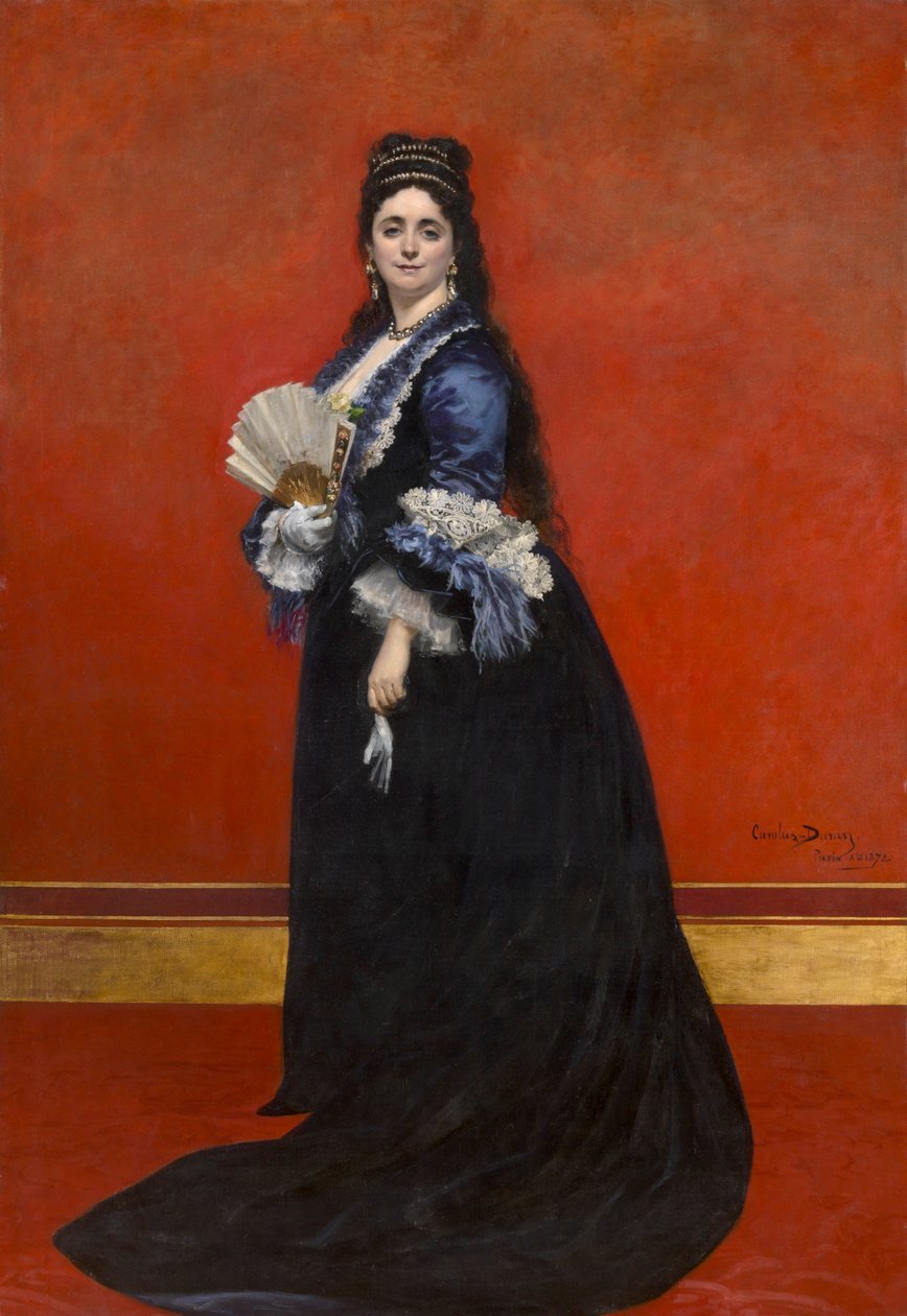 Mevrouw de Rute, geboren Marie Laetitia Bonaparte-Wyse door Charles Emile Auguste Carolus Duran
