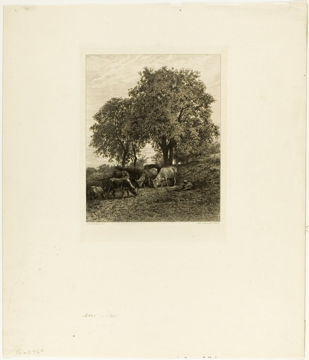 De Rust door Charles Emile Jacque