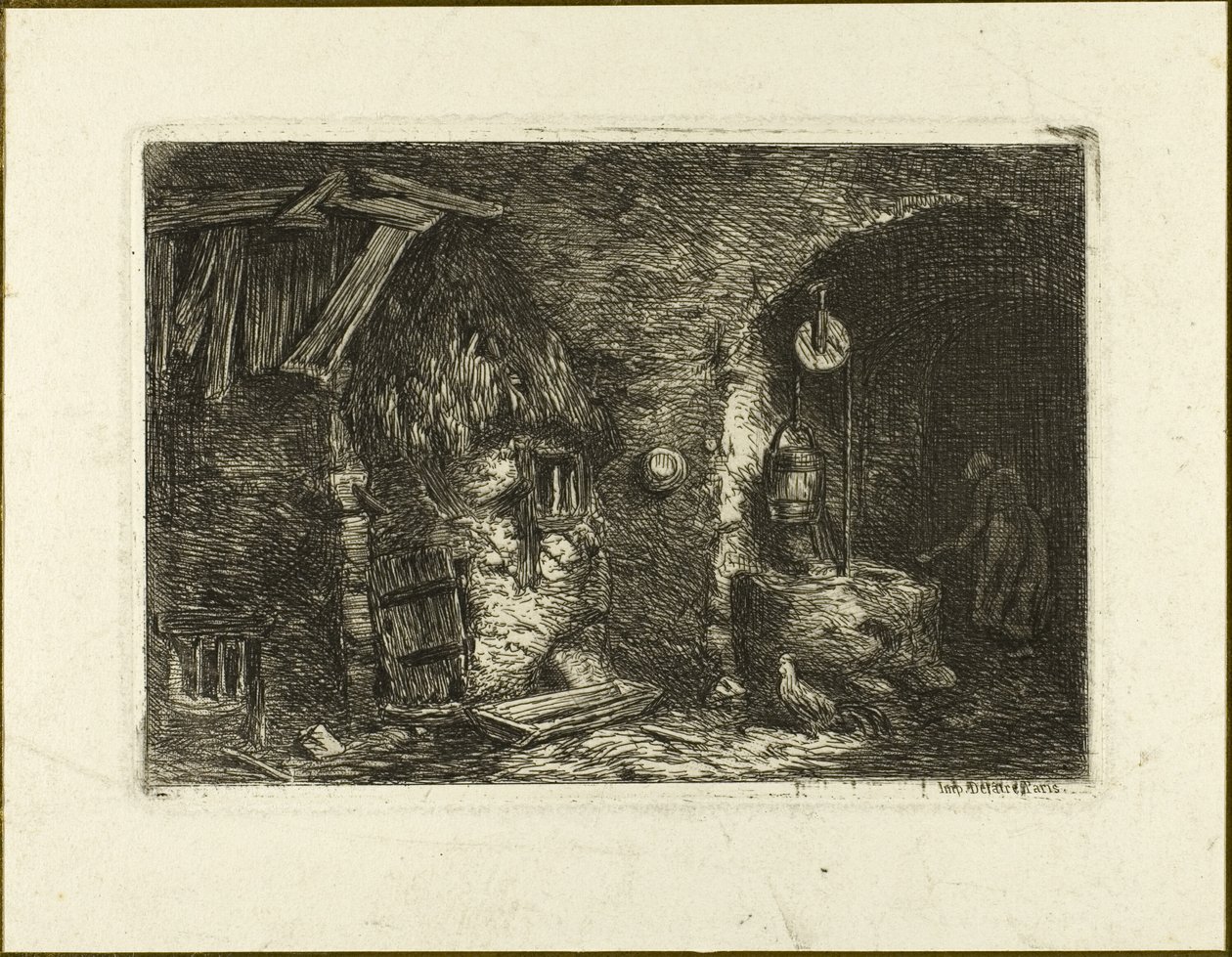 De put door Charles Emile Jacque